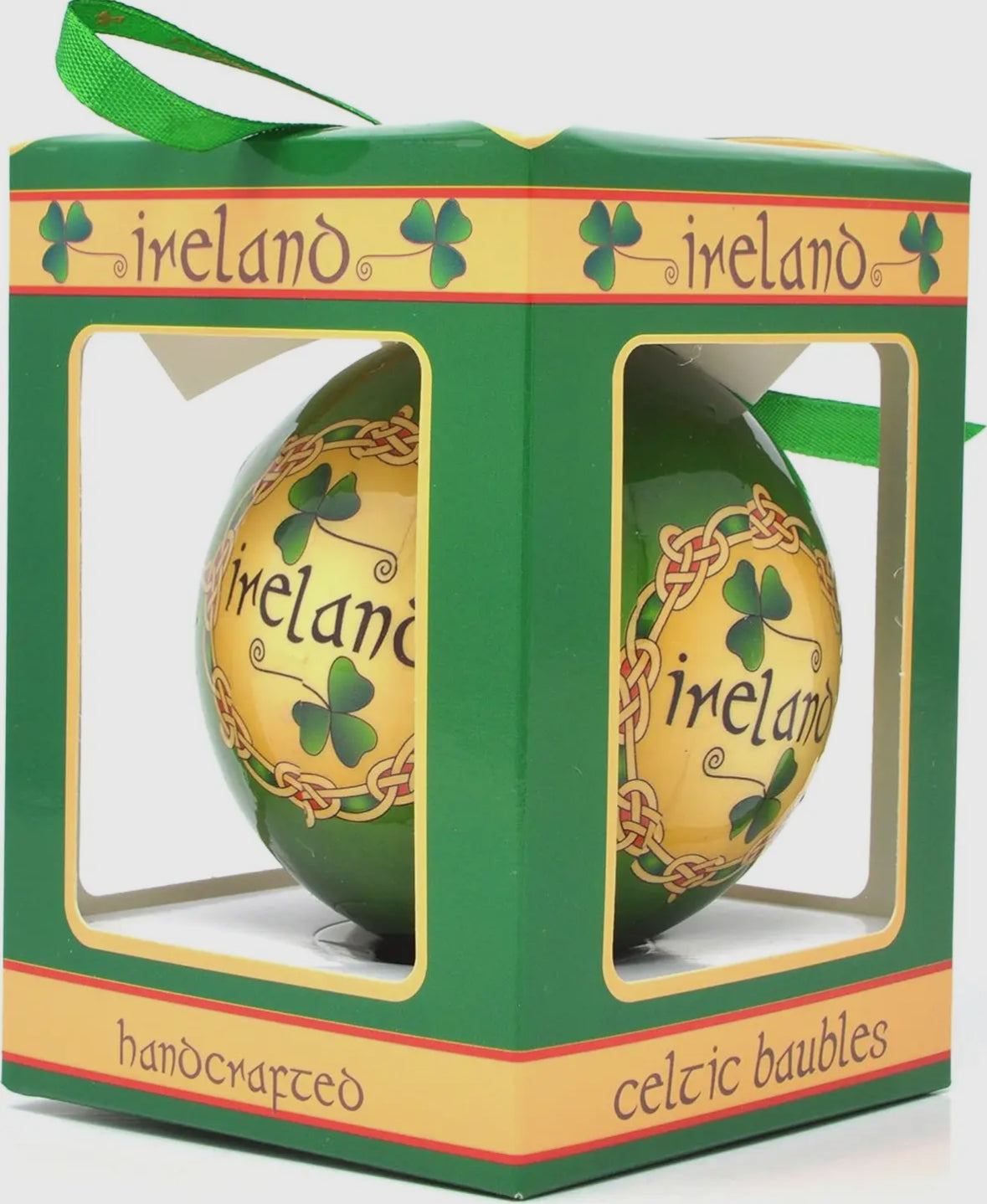 Shamrock Designed Ireland Bauble