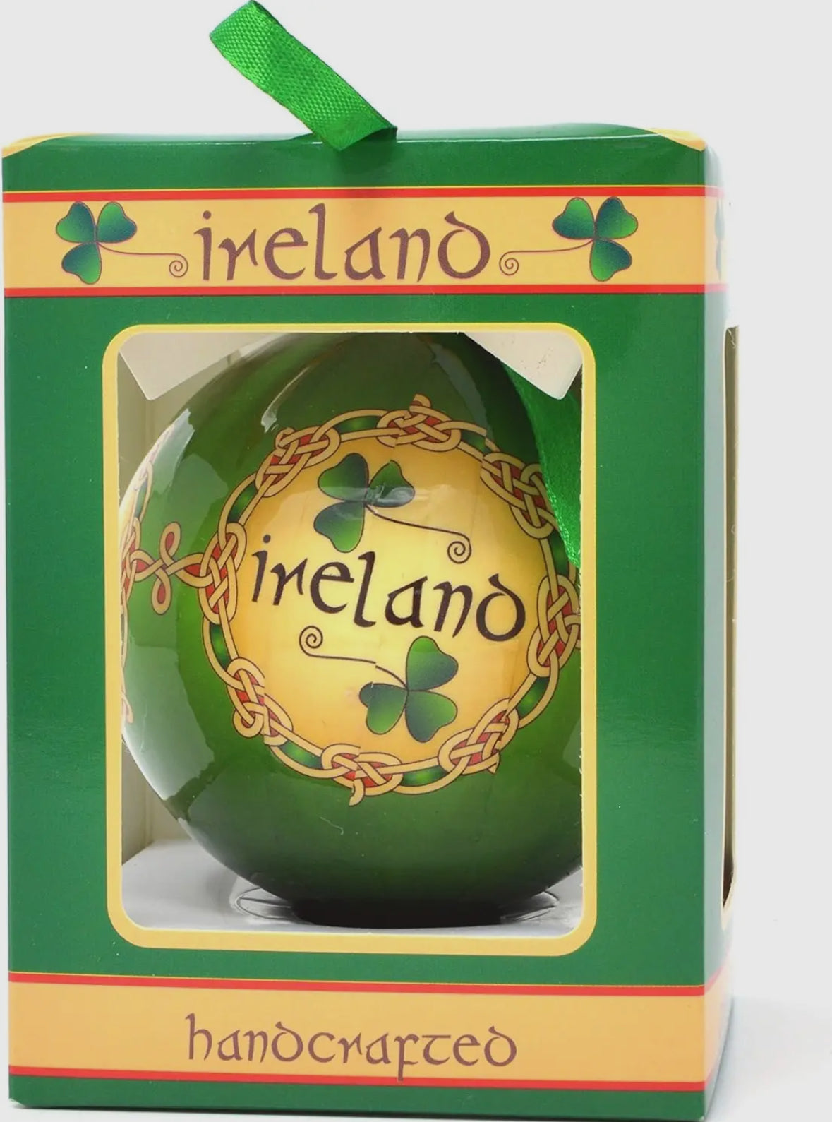 Shamrock Designed Ireland Bauble